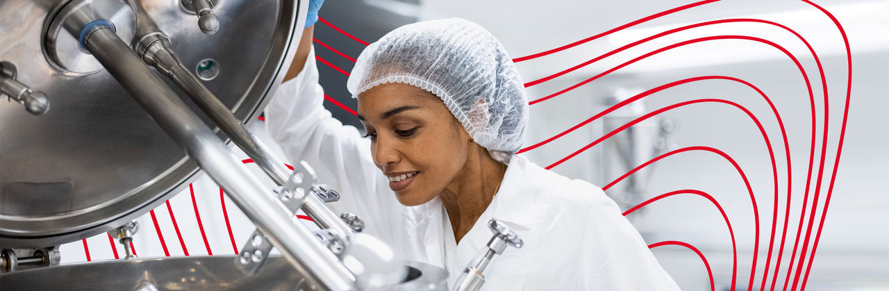 Bottles of lab chemicals and other products sitting on a shelf.
