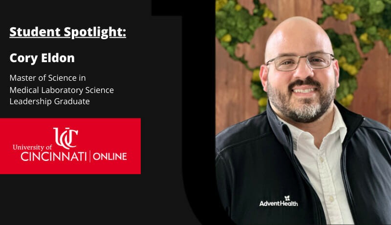 Laboratory Scientist Finishes his Degree at UC Online From Another State and Reaches New Heights